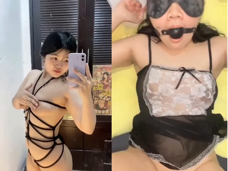 Bạo dâm ghệ vú đẹp trông bộ đồ hầu gái