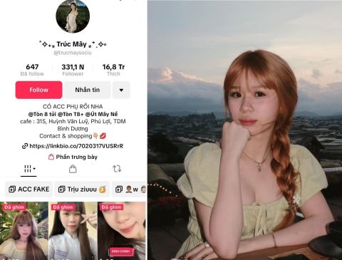 Trúc Mây TikTok lộ clip khoe body bốc lửa cùng bạn trai